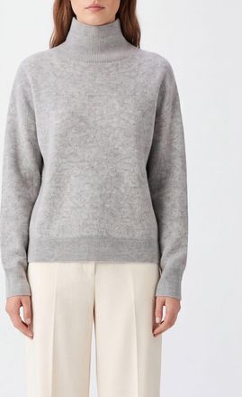 Max Mara S Max Mara Dolcevita in lana con spalle cadute e bordi a costine