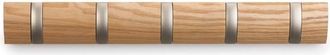 OEM Percha De Madera Con 5 Ganchos, Reversible / Umbra