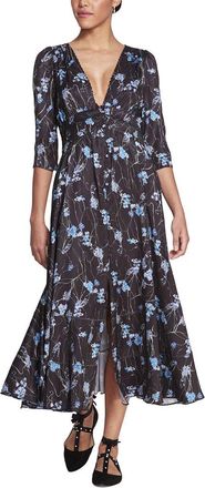 Marchesa Carnation Midi Dress