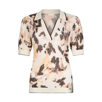 Liu Jo Floral T-shirt - female - Liu Jo - Polo Shirts - Multicolor - XS - Tops