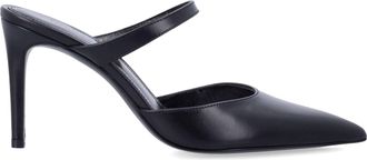 Stuart Weitzman Stuart Power Pointed-Toe Slingback Pumps