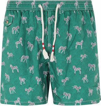 MC2 Saint Barth Lighting 70 Swimshort - Heren - Strandmode - Groen - 2XL - Polyester - Badmode