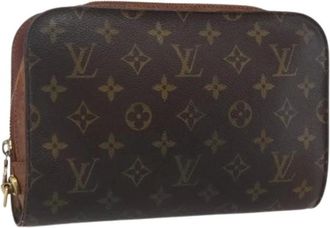 Louis Vuitton Pre-owned Clutches, female, Brown, Size: ONE SIZE Pre-owned Orsay Clutch Bag