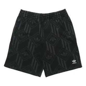 adidas originals Mono Short Tnl Printing Sports Shorts Black GD5842