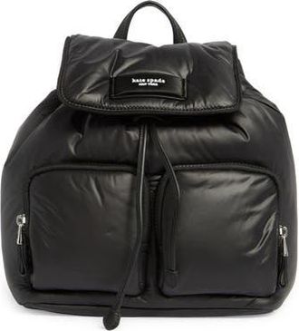 Kate Spade New York puffed backpack in Black at Nordstrom Rack