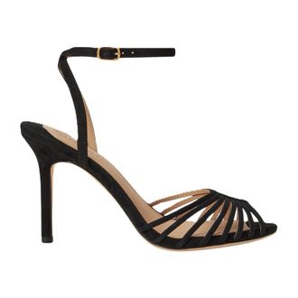 Ralph Lauren Mckayla High Heel Sandalen - Dames - Schoenen - Zwart - Maat: 37 EU Leer