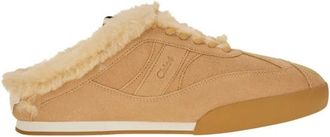 Chlo&eacute; Kick Mule - Dames - Schoenen - Beige - Maat: 40 EU Leer