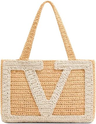Valentino Garavani Viva Superstar Crochet Medium Tote