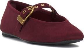 Vince Camuto Vinica Square Toe Mary Jane Flat in Petit Sirah at Nordstrom Rack, Size 5.5