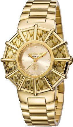 Roberto Cavalli by Franck Muller Quartz Champagne Dial Ladies Watch CWLFBF-IFAAR-FM119