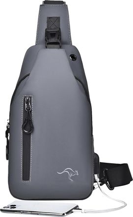 Generic Shoulder Bags For Casual - Small Mens Shoulder Bag, With USB Charging Port, Lightweight Bags | Suitable For Shopping Hiking Travelling, Urban Commuter