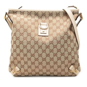 Gucci Pre-owned Gucci GG Canvas Abbey D Ring Crossbody Unisex O6OYYJGWBY5KAYJL
