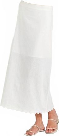 Sundays Alden Maxi Skirt In White