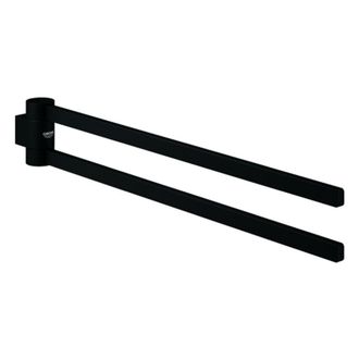 GROHE Toallero Selection 41219 De 2 Brazos Giratorio Phantom Black, 41219kf0