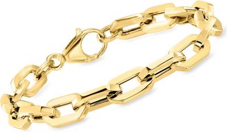Ross-Simons Italian 14kt Yellow Gold Large Cable-Link Bracelet