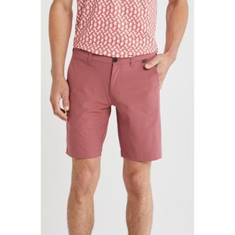 Travis Mathew Starnes Stretch Performance Shorts in Roan Rouge at Nordstrom Rack, Size 34