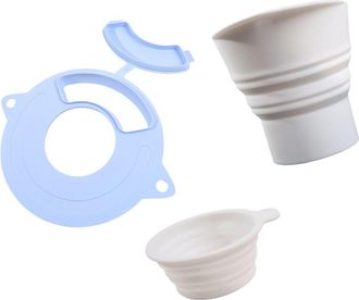 OEM Tapa Protectora Con Recipiente Medidor Y Tubo Para Harina - Azul