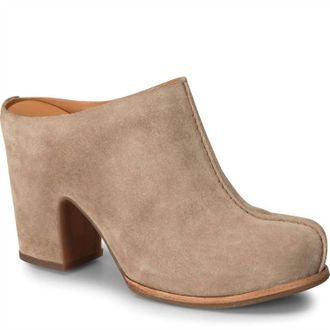 Kork-ease Womens Sagano Suede Clog In Taupe
