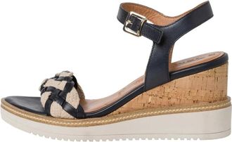 Tamaris Sandalen - Dames - Schoenen - Blauw - Maat: 38 EU
