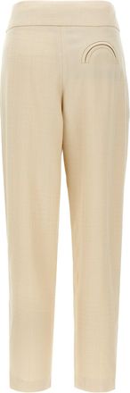 Blaz&eacute; Milano Womens Beige Viscose Dress Pants