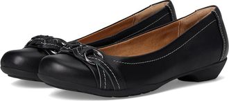 COMFORTIVA Posie - Soft Spots Womens Slip on Shoes Black Calf Ionic : 6.5 WW (EE), Leather