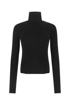Givenchy Black Stretch Viscose Blend Top