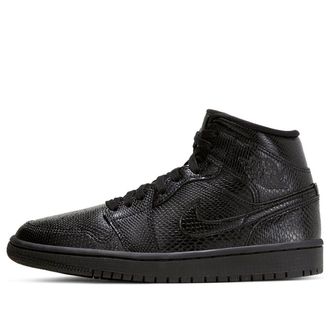 Nike Jordan (WMNS) Air Jordan 1 Mid Black Snakeskin BQ6472-010