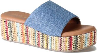 Diba Rock Steady Platform Slide Sandal in Blue at Nordstrom Rack, Size 7.5