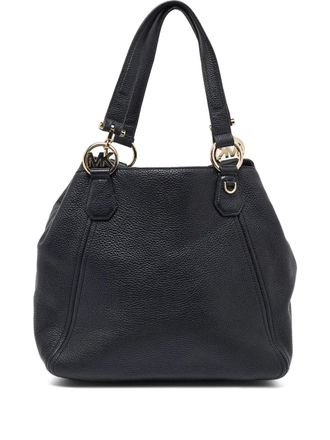 Michael Kors Fulton shoulder bag - women - Leather - One Size - Black