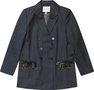 Munthe Dames, Jassen, Blauw, Maat: 2XS