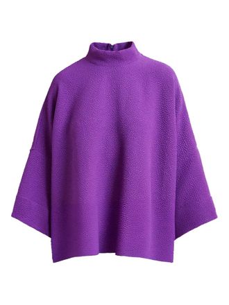 Essentiel high-neck blouse - Purple