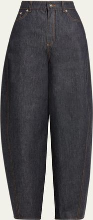 Givenchy Denim Barrel-Leg Cocoon Pants