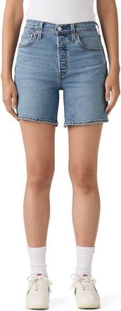 Levi's 501 Mid Thigh Denim Shorts in Pen Ring Ltw at Nordstrom, Size 26