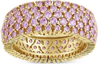 Sterling Forever Sterling Silver Light Pink CZ Yvonne Ring