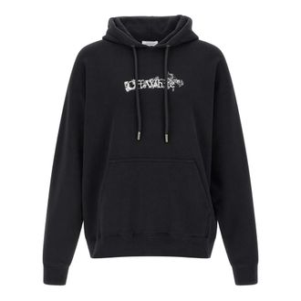 Off-white Heraldic Arrow Skate Hoodie - male - Off White - Hoodies - Black - XL - Sweatshirts & Hoodies