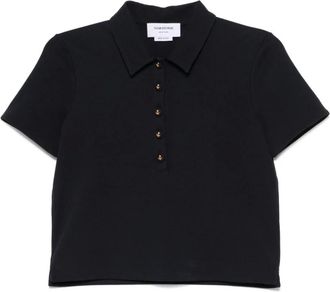 Thom Browne Dames, Tops, Blauw, Maat: XS