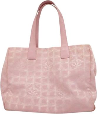 Chanel Pre-owned Tote Bags, female, Pink, Size: ONE SIZE Pre-owned Vintage Tote Bag