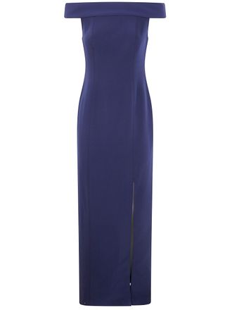 Ralph Lauren Adlar Short Sleeves Gown Long Dress