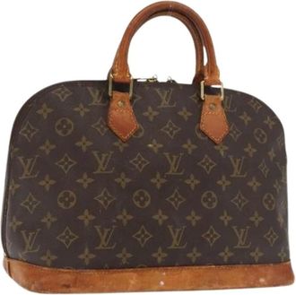 Louis Vuitton Pre-owned Handbags, female, Brown, Size: ONE SIZE Pre-owned Canvas Handbag