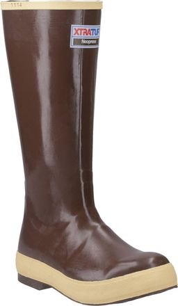 Xtratuf Unisex Legacy Rubber Copper/Tan Wellington Boots - Brown - Size UK 10