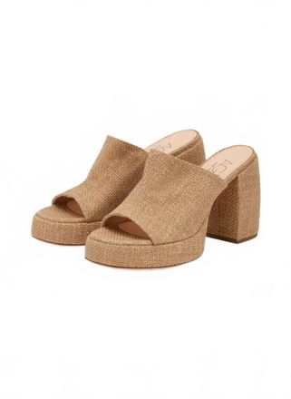 AGL Womens Clio Platform Mules In Light Brown