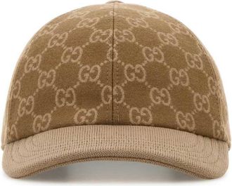 Gucci Embroidered Wool Baseball Cap