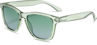 Generic Mens Polarized Driving Sunglasses Outdoor Commuter Womens Sports Sun Glasses(Green)