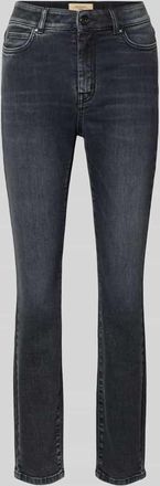 Max Mara Skinny Fit Jeans aus Baumwoll-Mix Modell SAUNA in Black, Größe 34