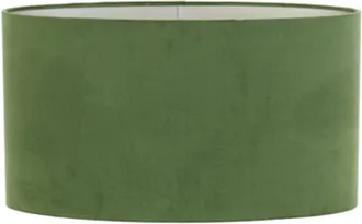 Light & Living Pantalla de lámpara - Velours - verde - textil - - Light&living