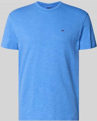 Tommy Jeans Regular Fit T-Shirt aus reiner Baumwolle in Hellblau, Gr&ouml;&szlig;e XXL