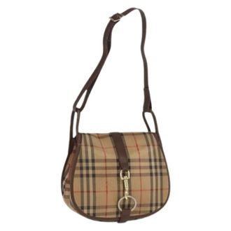 Burberry Pre-owned Cross Body Bags, female, Beige, Size: ONE SIZE Pre-owned Shoulder Bag
