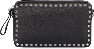 Valentino Garavani Rockstud Leather Messenger Bag