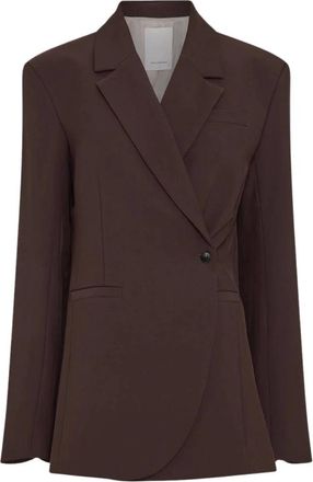 Moss Copenhagen Vega Loose Blazer - Dames - Jassen - Bruin - Maat: XS