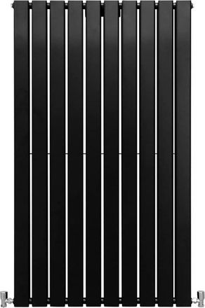 MonsterShop Designer Flat Panel Radiators Matt Black 1600mm x 700mm